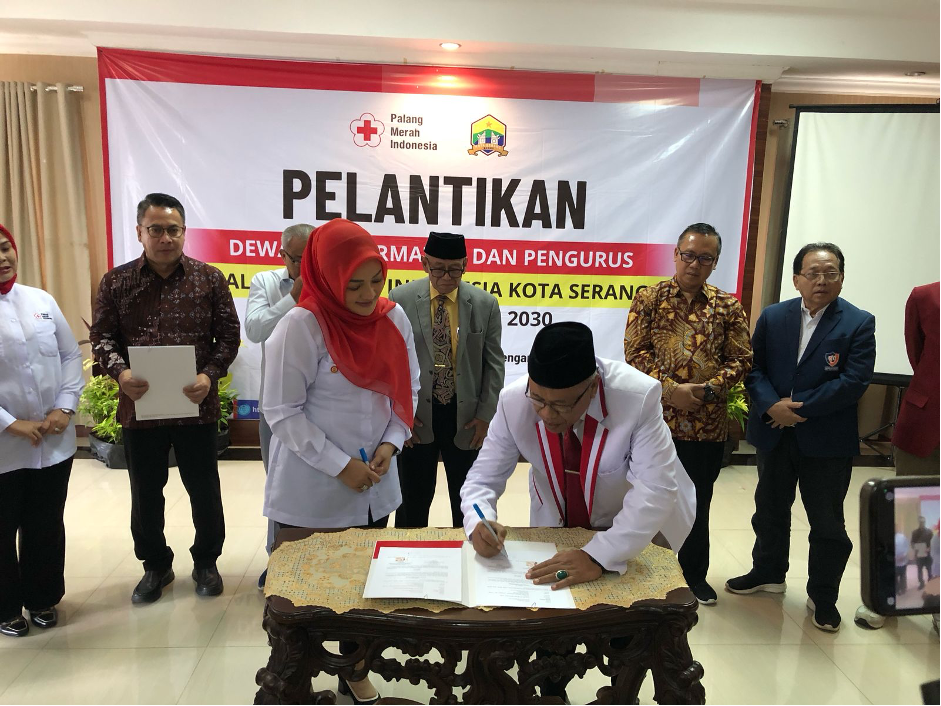 Rektor UIN Banten Hadiri dan Tandatangani Kerja sama Bersama PMI Kota Serang